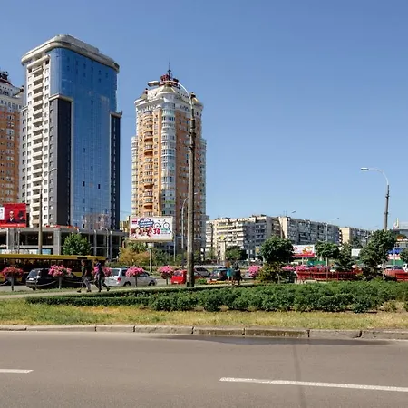 Artal Apartment On Obolonskyi Avenue 16A, 2 Bedroom Kyiv Exterior photo